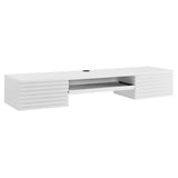 Render Wall Mount Wood Office Desk by Lefancy