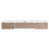 Render Wall Mount Wood Office Desk by Lefancy