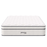 Jenna 14" Innerspring and Foam Queen Mattress by Lefancy