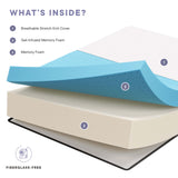 Aveline 16" Memory Foam Full Mattress by Lefancy