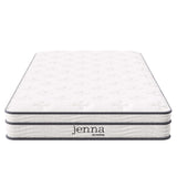 Jenna 6" Innerspring and Foam Narrow Twin Mattress by Lefancy