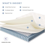 Jenna 6" Innerspring and Foam King Mattress by Lefancy