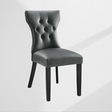 Silhouette Dining Vinyl Side Chair by Lefancy