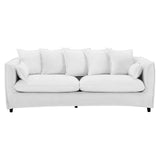 Avalon Slipcover Fabric Sofa in Light Gray by Lefancy