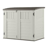 Outdoor 4-ft x 2-ft Locking Storage Shed with Easy Lift Lid