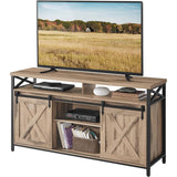 Modern, Farmhouse, TV Stand, Sliding, Barn Doors, TV, 65-inch