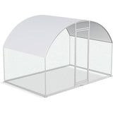 9.8 Ft x 6.6 Ft, Outdoor, Metal, Chicken Coop, Dome Roof, Waterproof Cover