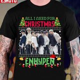 All I Need For Christmas Is Enhypen Unisex T-Shirt