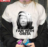I Am With Greta Thunberg Unisex Sweatshirt