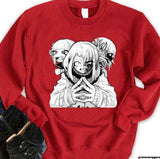Himiko Toga My Hero Academia Creepy Faces Unisex Sweatshirt