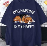 Dog Naptime Is My Happy Fanart Unisex T-Shirt