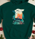 Green Sun Grogu Star Wars Yoda Art Unisex T-shirt