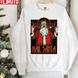 Hail Santa Punk Style Rock Unisex Sweatshirt