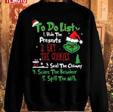 Grinch To Do List Unisex Sweatshirt