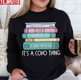 Its A Coho Thing Book Stack Trending Unisex Sweatshirt