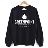 Greenpoint Brooklyn Ny White Unisex Sweatshirt