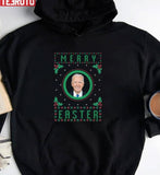 Funny Anti Biden Merry Easter Ugly Christmas Unisex Sweatshirt