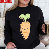 Cute Carrot Pattern Vegetable Unisex Sweatshirt