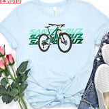 Green Santa Cruz Bike Unisex T-Shirt