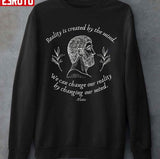 Greek Mythology Dark Academia Philosophy Plato Literature Unisex Sweatshirt