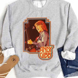 Guitarist Andy Gibb Vintage Unisex Sweatshirt