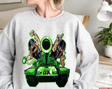 Green Tank Dx Army Tripple H Unisex Sweatshirt