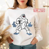 Funny Abominable Snowman Graphic Design Unisex T-Shirt
