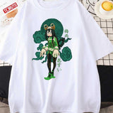 Green Design Tsuyu asui Waifu   boku no hero academia Unisex T-Shirt