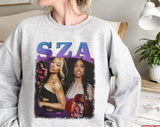 90s Collage Design Sza Sos Meme Unisex Sweatshirt
