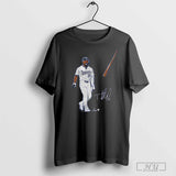 Teoscar Hernandez Bat Flip Los Angeles Dodgers MLB Baseball 2024 Signature T-shirt