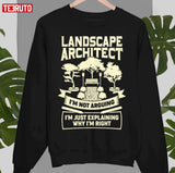 Funny Landscape Architect Job Designer Unisex Sweatshirt