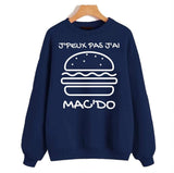 I Can't Have Mcdonald's Unisex Sweatshirt