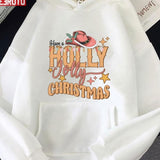 Design Holly Jolly Christmas Retro Western Christmas Unisex Sweatshirt