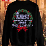 Ibc Christmas Holiday Line Up 1988 Yule Love It Scrooged Design Unisex Sweatshirt