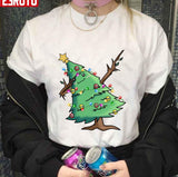 Funny Santa Dabbing Through The Snow Christmas Tree Christmas Lights Unisex Sweatshirt