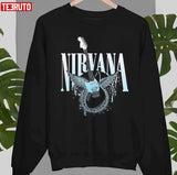 Guitar Icon Nirvana Band Design Retro Unisex Sweatshirt