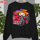 Day Of The Dead Cats Unisex Sweatshirt