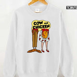 Go Vegan Cow And Chicken Unisex Sweatshirt