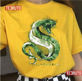 Green Harry Potter Slytherin Snake Watercolor Unisex T-Shirt