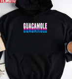 Guacamole Retro Neon Vintage Guacamole Vibrant Unisex T-Shirt