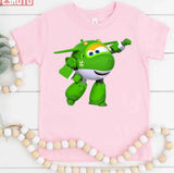 Green Autorobot Jet Super Wings Unisex T-Shirt