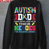 Dad My Son Is My Hero Autism Awareness Unisex T-Shirt