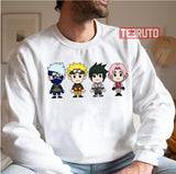Chibi Anime Ninjas Naruto Shippuden Unisex Sweatshirt