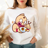 Chibi Kinnikuman Eat Unisex Sweatshirt