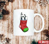 Christmas Sock Panda Unisex Sweatshirt