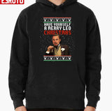 Have Yourself A Merry Leo Christmas Funny Meme Leonardo DiCaprio Unisex Sweatshirt