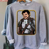 Daddy Of The Galaxy Pedro Pascal Mandalorian Coffee Unisex Hoodie