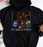 Funny Scene Five Nights At Freddy's Unisex T-Shirt