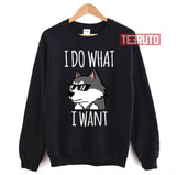 Funny I Do What I Want Siberian Husky Unisex T-Shirt