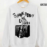 Chuck Berry The Iconic Case And Guitar Unisex Sweatshirt